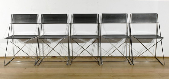 Image 1 of Suite Of 5 Nuova X Line Omli Chairs For Magis, By Niels Joergen Haugesen - 1980