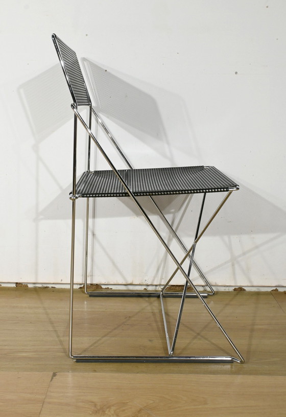 Image 1 of Suite Of 5 Nuova X Line Omli Chairs For Magis, By Niels Joergen Haugesen - 1980