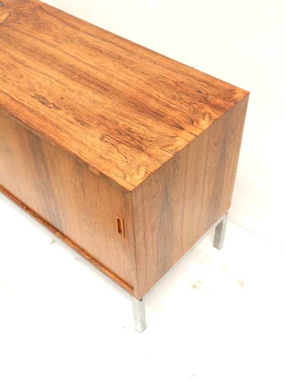 Image 1 of Vintage Rosewood Sideboard With Sliding Doors Made In The 1960s