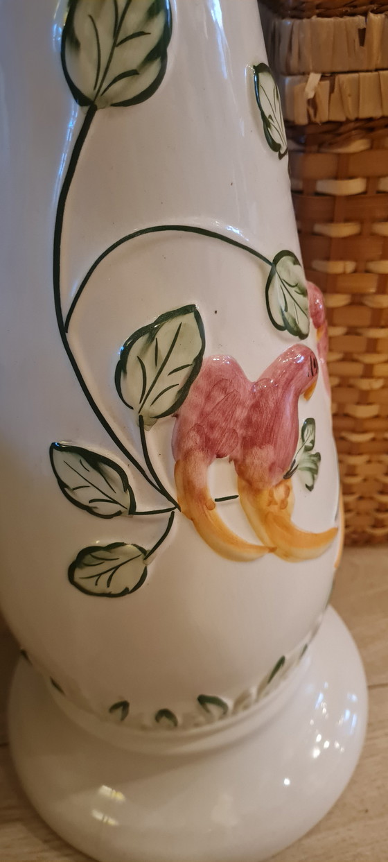 Image 1 of Jardinière vintage en barbotine