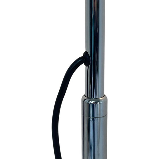 Image 1 of Bruno Gecchelin para Skipper y Pollux - Lámpara de pie Mezzaluna - Años 70 - En muy buen estado, original y marcada - Pie de már