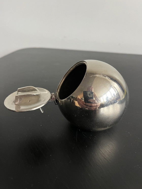 Image 1 of Chrome eyeball ashtray 