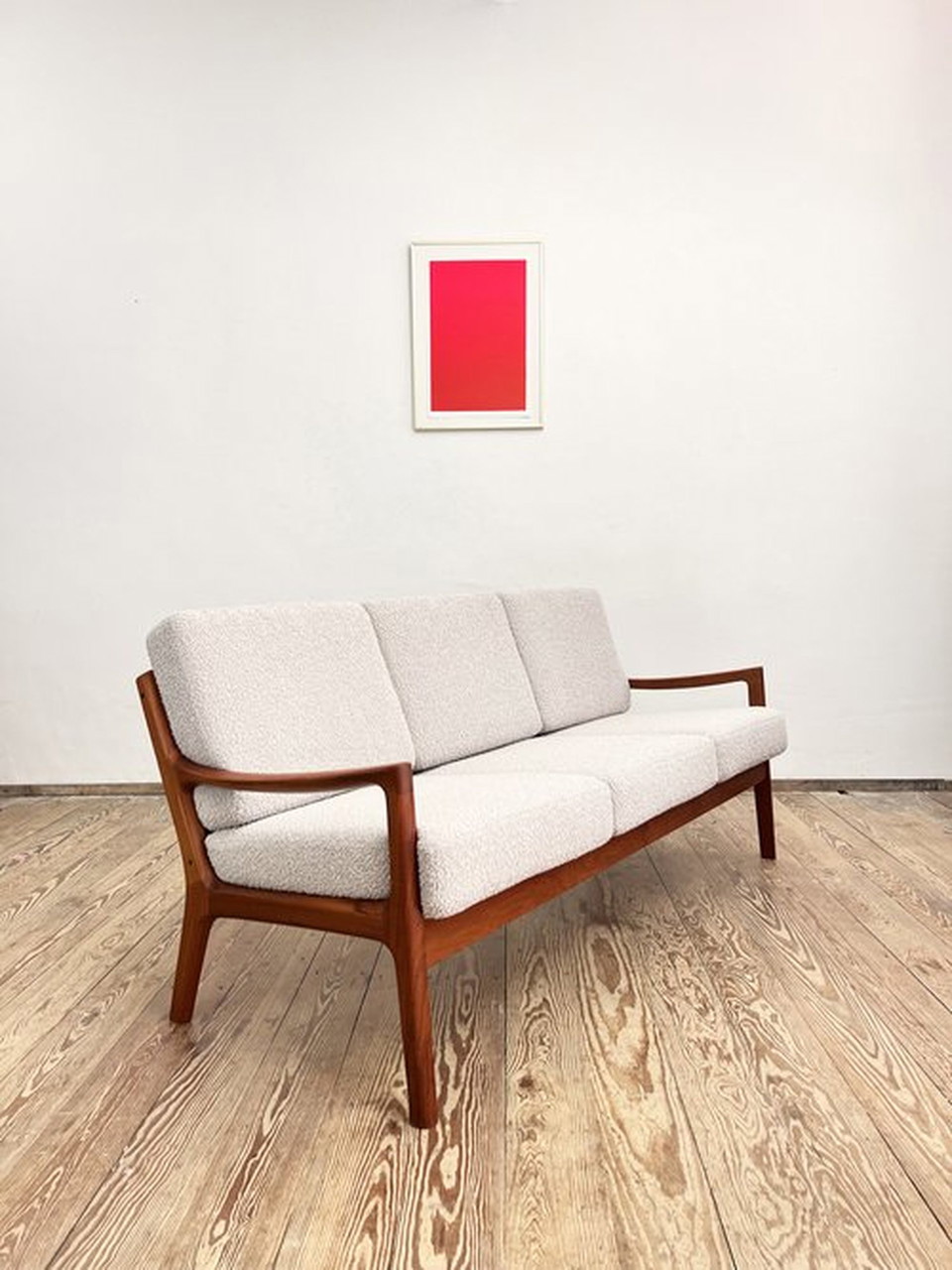 Teak Sofa // Sofa by Ole Wanscher for France and Son, Denmark