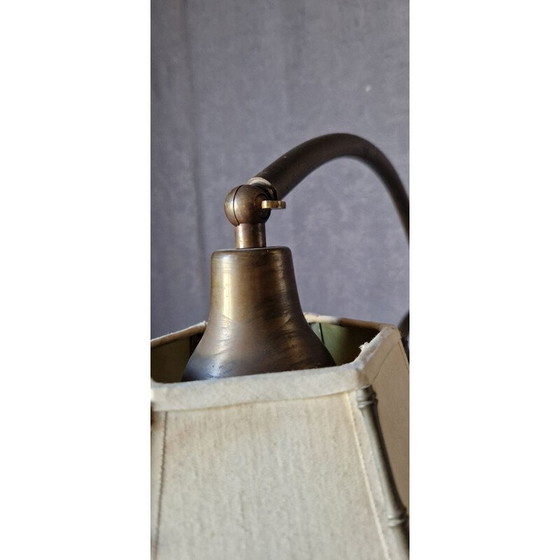 Image 1 of Vintage brass floor lamp with bronze patina