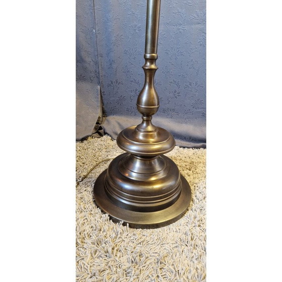 Image 1 of Vintage brass floor lamp with bronze patina
