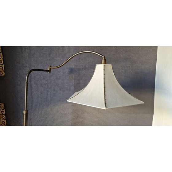 Image 1 of Vintage brass floor lamp with bronze patina