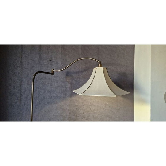 Image 1 of Vintage brass floor lamp with bronze patina