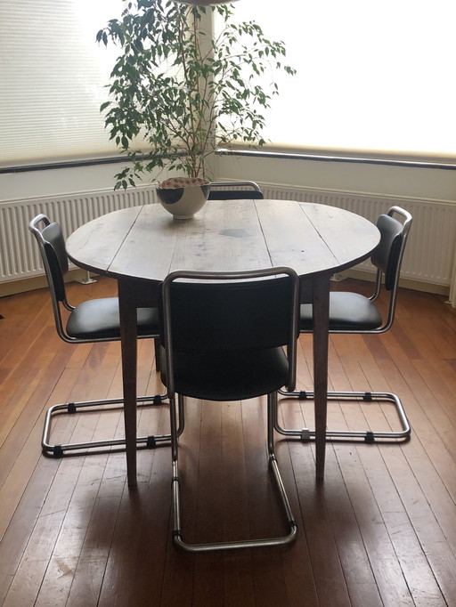 4x Gispen dining chairs