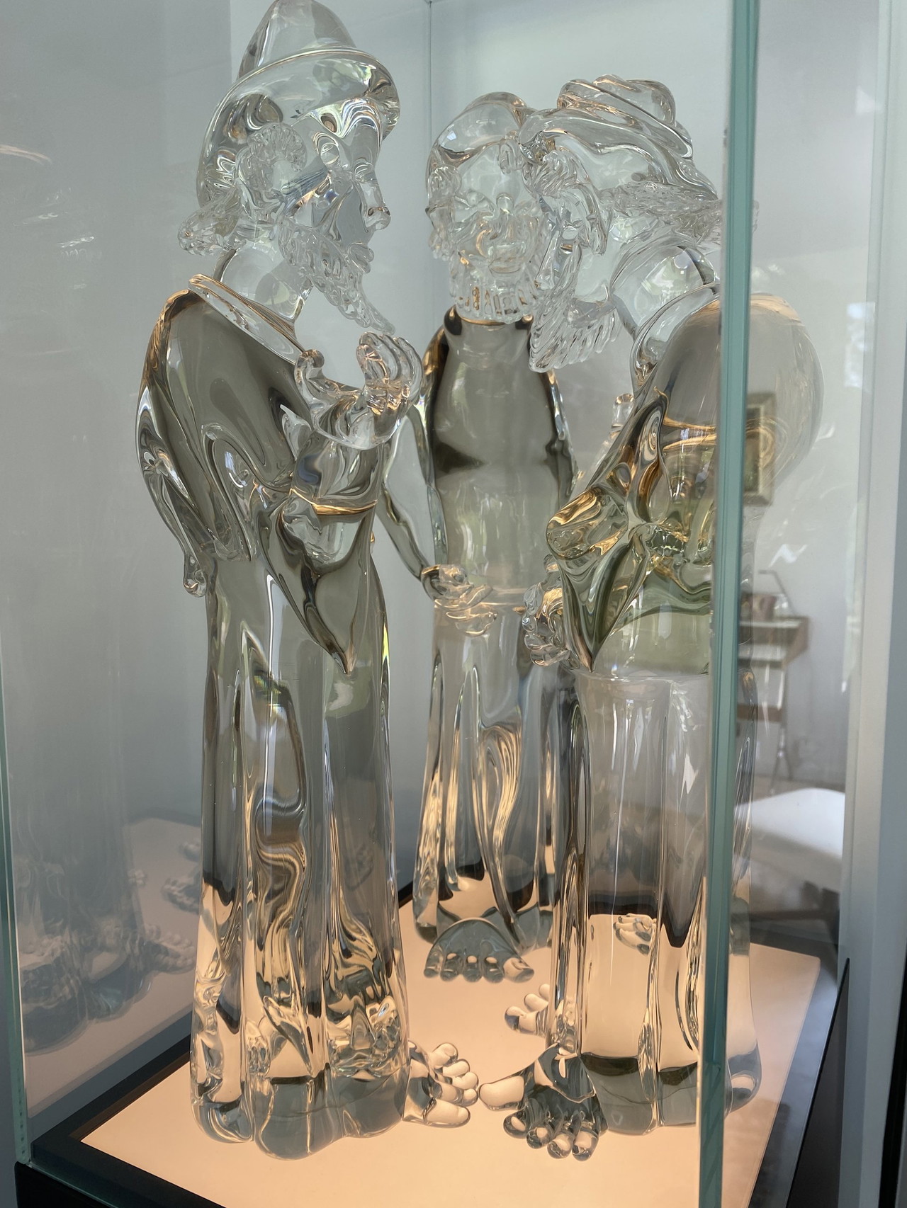 Lot - PINO SIGNORETTO, THREE WISE MEN, MURANO GLASS