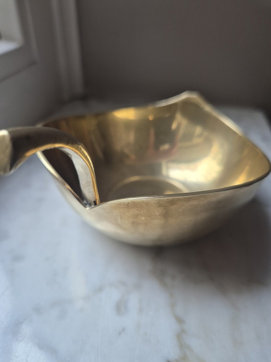 Image 1 of Brass Apple/Blade Shaped Bowl