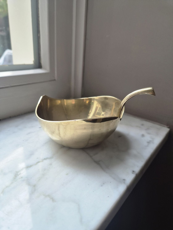 Image 1 of Brass Apple/Blade Shaped Bowl