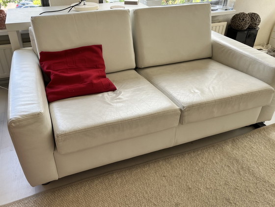 Image 1 of Ferrari 2.5 Seat Sofa White Leather