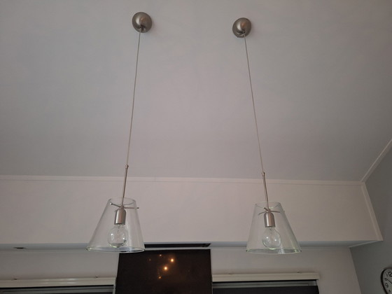 Image 1 of 3X Steinhauer Glass Lamps