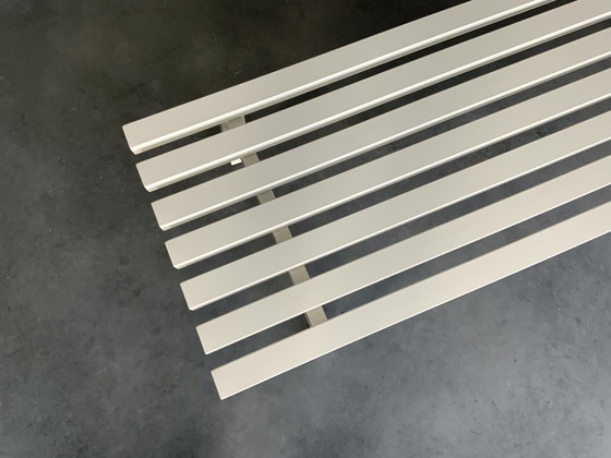 Image 1 of Metaform Slatted metal bench, Netherlands, 1960s