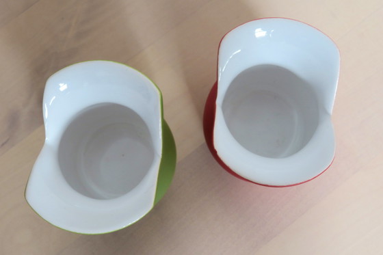 Image 1 of Cor Unum 'Free-range egg cups', design Camille Meeussen