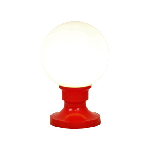 Vintage Red Bulb Lamp Pop Art Night Lamp Massive Table Lamp Cari Zalloni Style 21cm