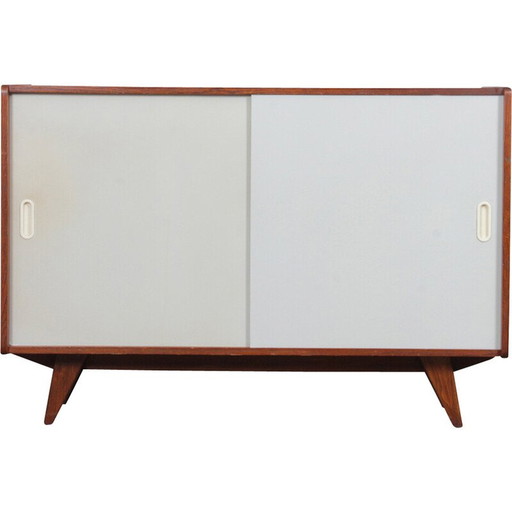 Vintage chest of drawers model U-452 in oak by Jiri Jiroutek for Interier Praha, Czechoslovakia 1960