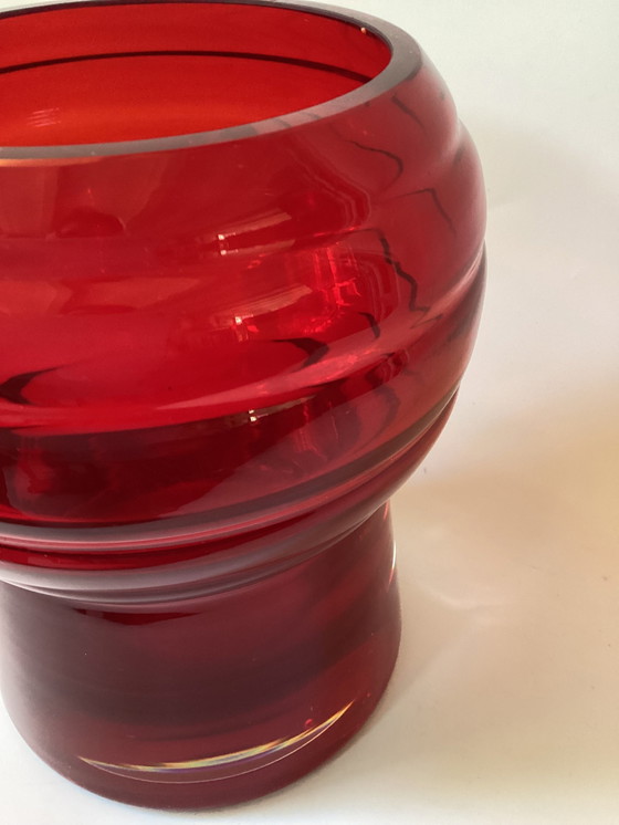 Image 1 of Schott Zwiesel Vase Red