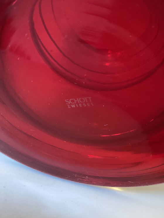 Image 1 of Schott Zwiesel Vase Red