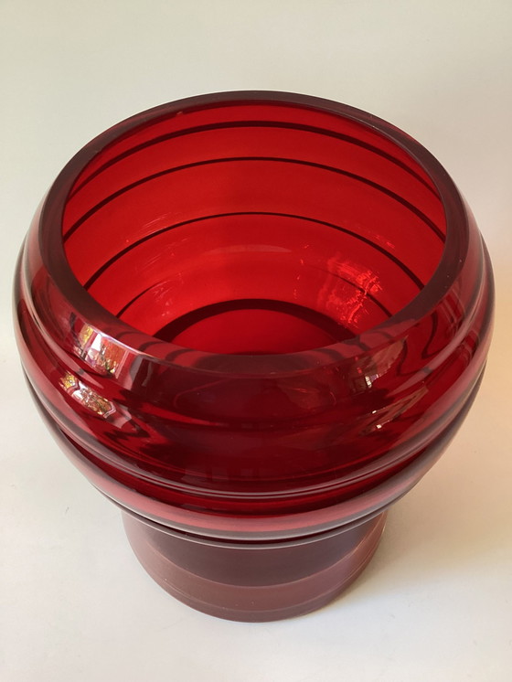 Image 1 of Schott Zwiesel Vase Red