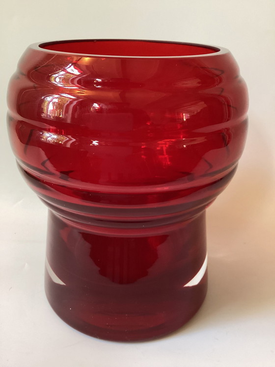 Image 1 of Schott Zwiesel Vase Red