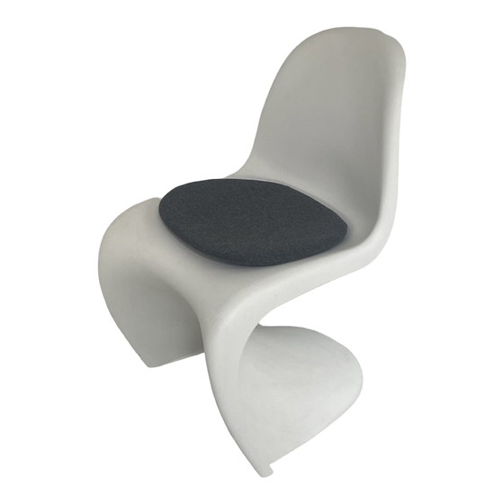 Image 1 of Verner Panton - S Chair - White - Original by Vitra - Multiple in stock, including original pillow