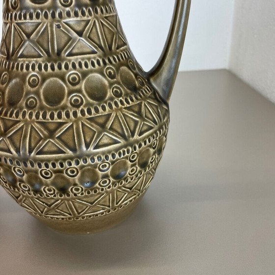 Image 1 of Pair of vintage pottery ceramic vases for Bay Ceramics, Germany 1970s