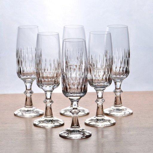 Schott Zwiesel "Tango" Collection Large Hand-Cut Crystal Champagne Cup