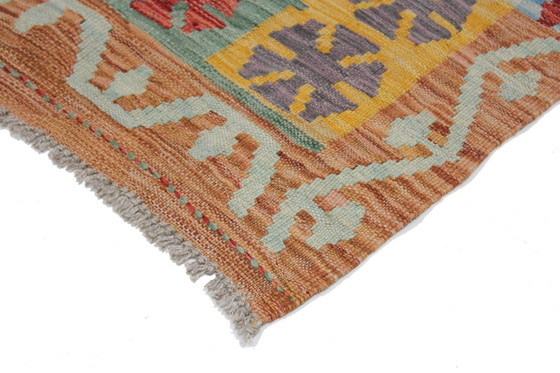 Image 1 of Original Old Style Kelim Afghan 196 X 83 Cm Top Condition