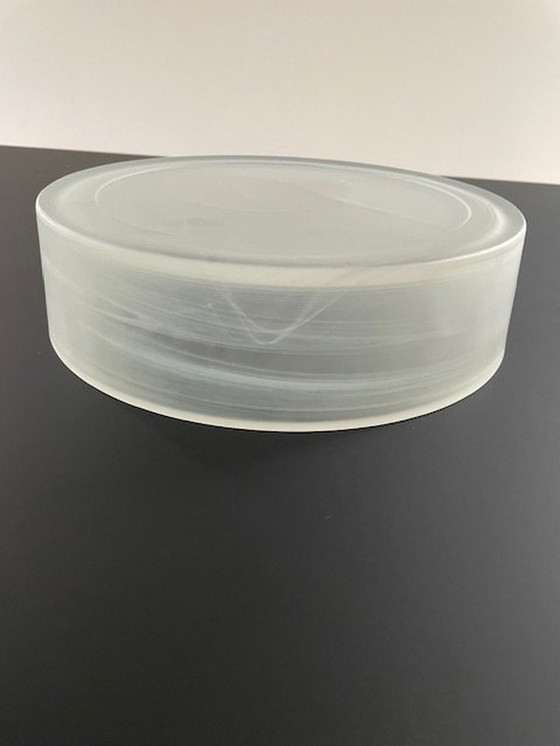 Image 1 of Aida Danish Design Bowl - Glass With White Smoke/Cloud Effect