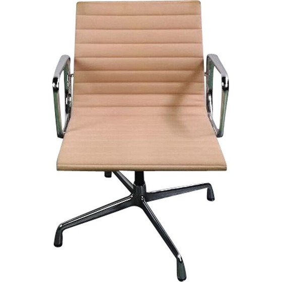 Image 1 of Vintage EA107 armchair with armrests by Charles & Ray Eames for Vitra