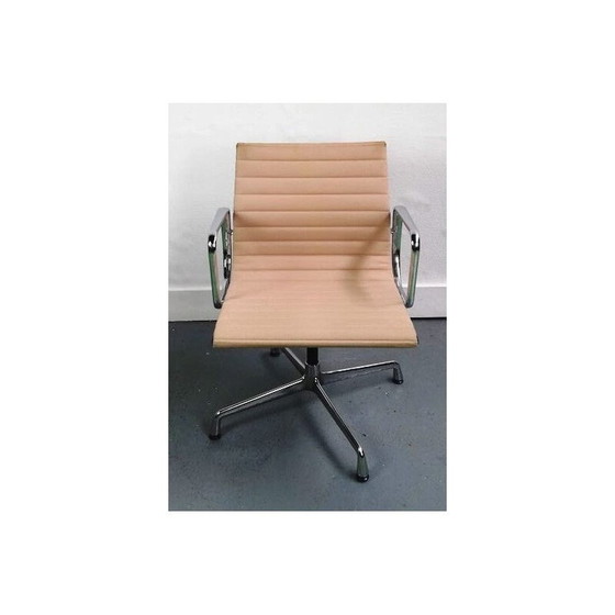 Image 1 of Vintage EA107 armchair with armrests by Charles & Ray Eames for Vitra
