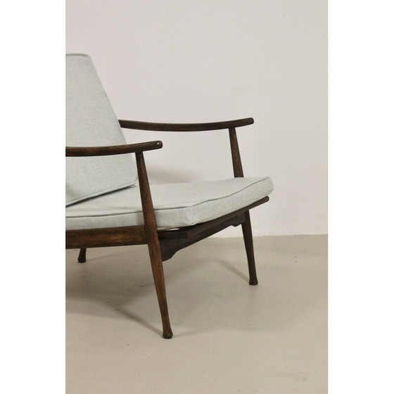 Image 1 of Scandinavian vintage armchair with curved arms, 1960