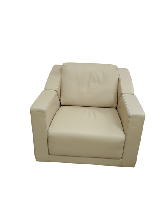 Image 1 of Rolf Benz model 350 sofa, 2 swivel armchairs