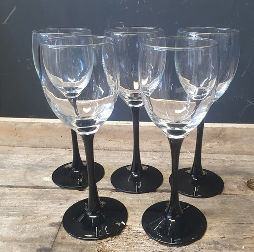 2103 Vintage Luminarc Wine Glasses