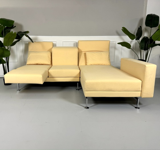 Image 1 of Brühl Moule Small corner sofa fabric sofa couch sleeping function