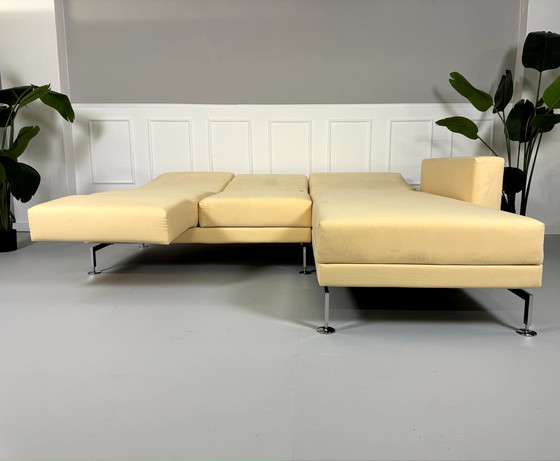 Image 1 of Brühl Moule Small corner sofa fabric sofa couch sleeping function