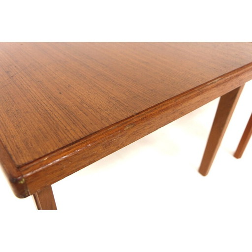 Pair of vintage teak side tables, Sweden 1960