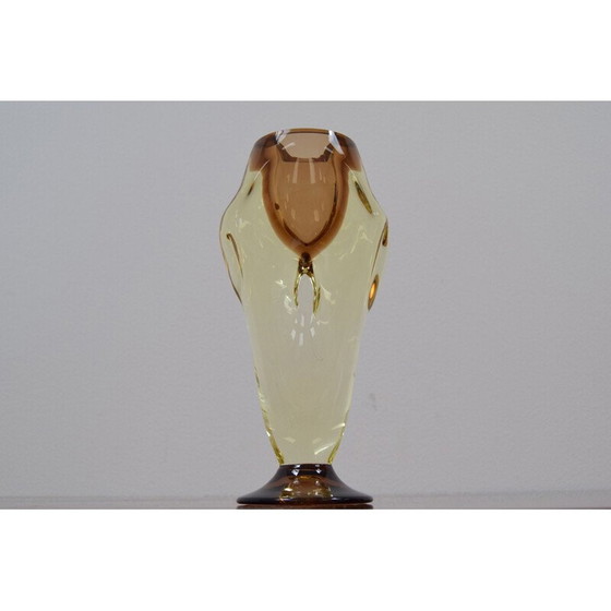 Image 1 of Vintage art glass vase by Chribska, Czechoslovakia 1960
