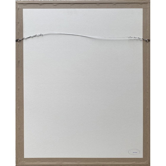 Image 1 of Vintage crumpled plastic painting by Albert Chubac, 1960-1970