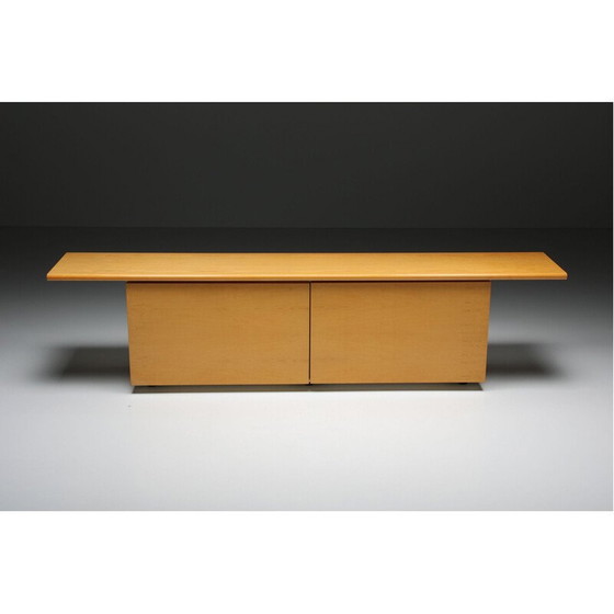 Image 1 of Vintage natural wood credenza by Giotto Stoppino for Acerbic, Italy 1977