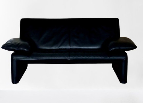 Image 1 of Jori Linea Sofa 2 Seater And 2.5 Seater - Black Leather