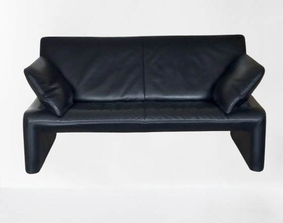 Image 1 of Jori Linea Sofa 2 Seater And 2.5 Seater - Black Leather