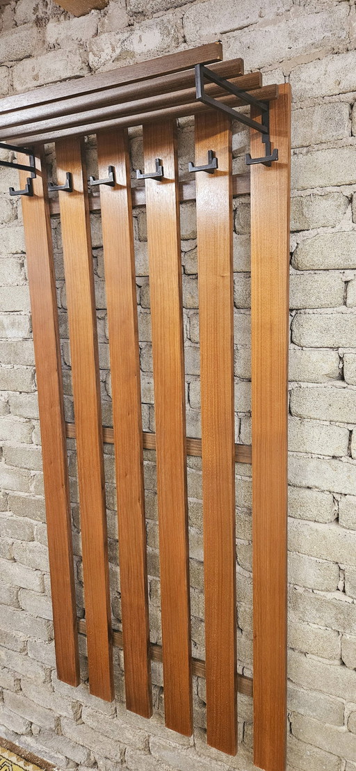 Scandinavian Teak Coat Rack 1970