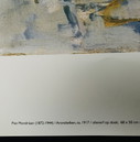 Piet Mondrian, Authorized Original Color Exhibition Poster, High Quality, Limited Edition: "Aronskelken 1917". In Excellent