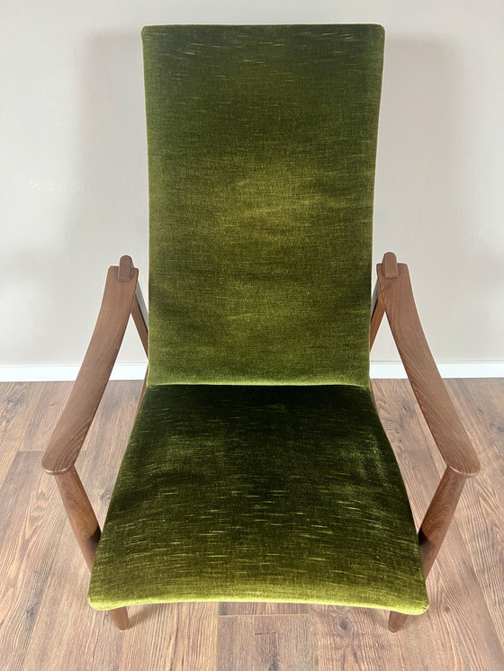 Image 1 of Mid - Century Danish Modern Design high-back armchair