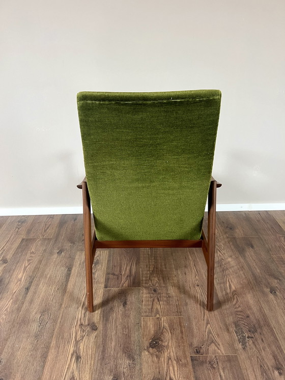 Image 1 of Mid - Century Danish Modern Design high-back armchair