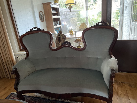 Image 1 of Biedermeier Love Seat