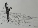 Landscape (Ink) - Eugène Eechaut (1928-2019)
