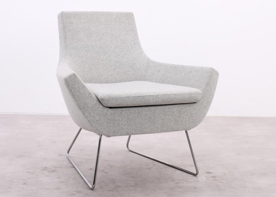 Image 1 of Swedese Happy Easy Low Back Armchair Gray